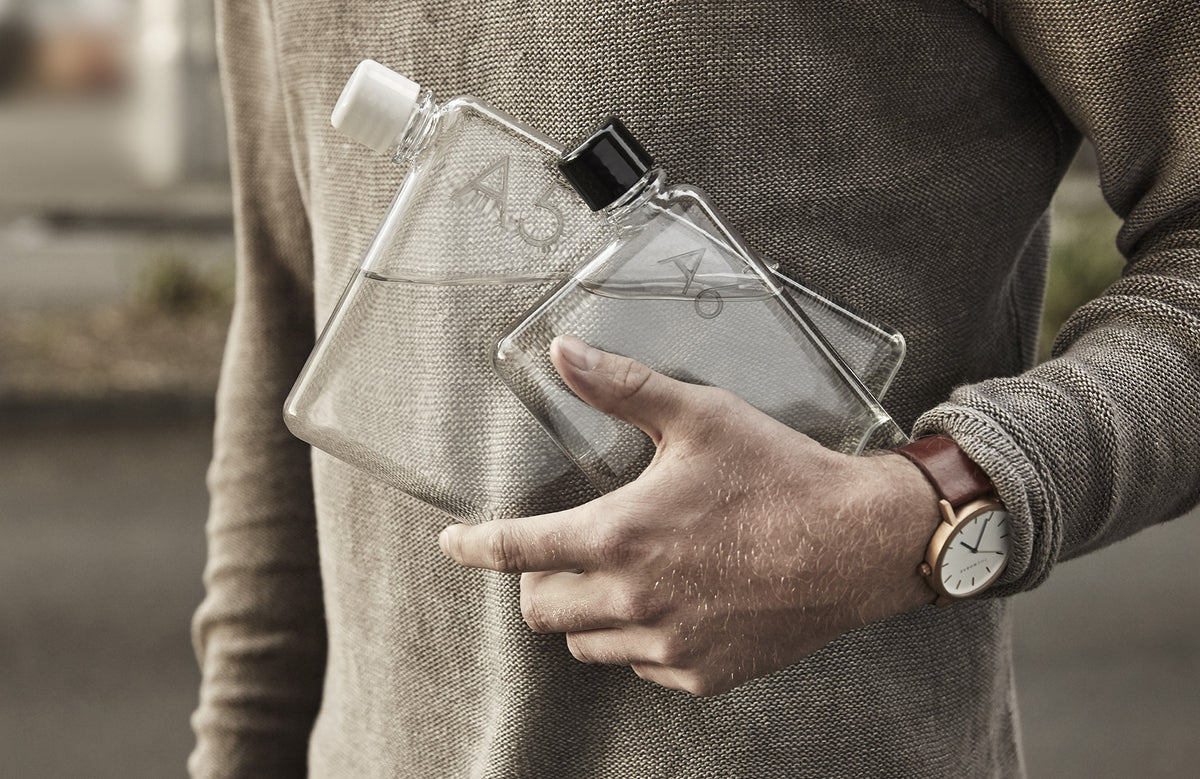 Memobottle, une bouteille d'eau réutilisable ultra plate comme cadeaux  d'affaires (135110001)