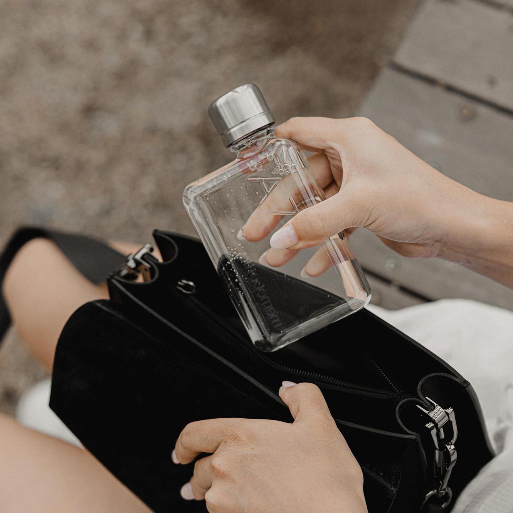 Memobottle Water Bottle: Slim & Reusable - Designed to Fit Your Bag